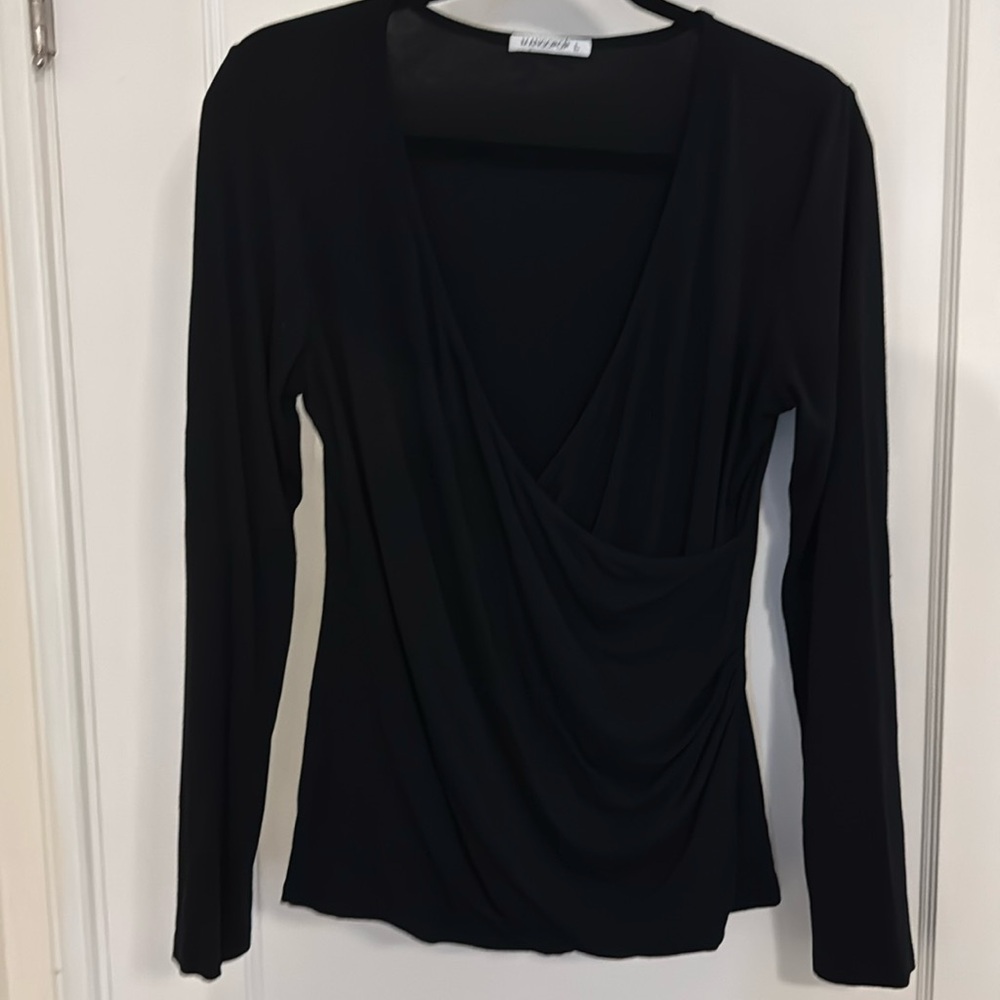 Black Mangopop splice long sleeve